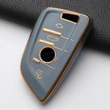 BMW Remote Key Fob Cover for Series 3/5/7, X1-X6: Flexible TPU Protection Case