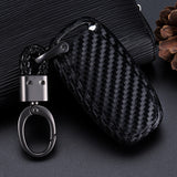 Universal Carbon Fiber Texture Silicone Key Fob Cover