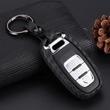Universal Carbon Fiber Texture Silicone Key Fob Cover