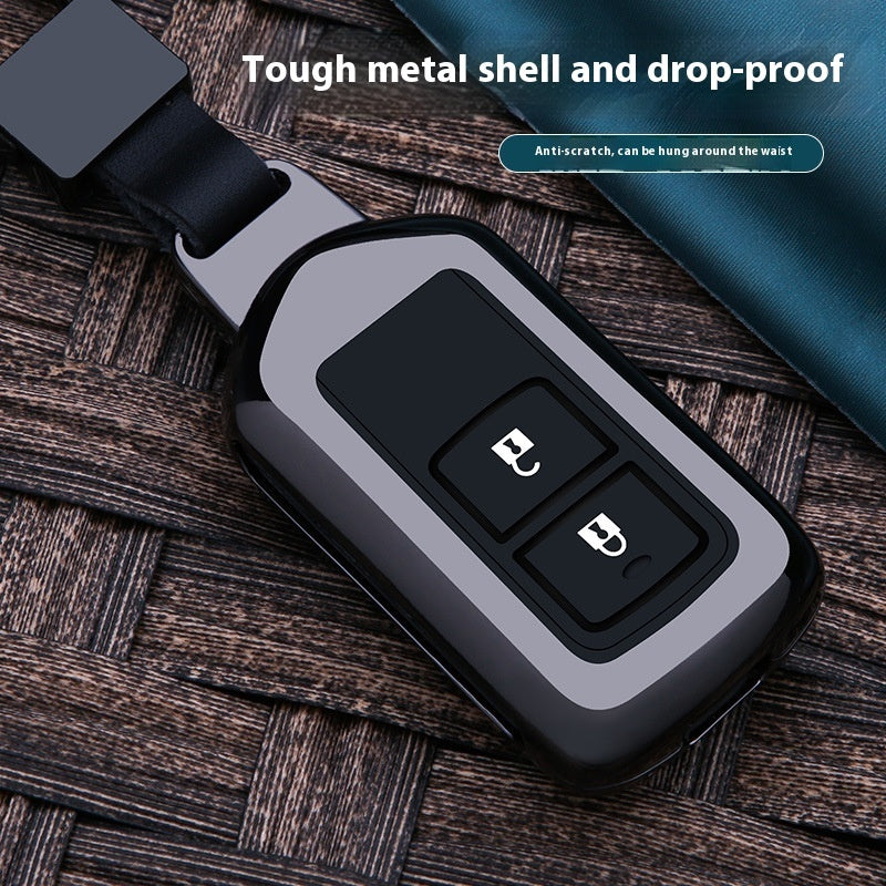 Toyota E & F Series Remote Key Fob Cover: Minimalist Zinc Alloy Shell