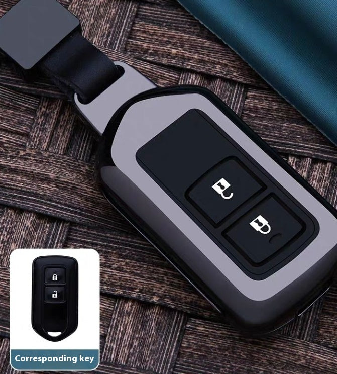 Toyota E & F Series Remote Key Fob Cover: Minimalist Zinc Alloy Shell