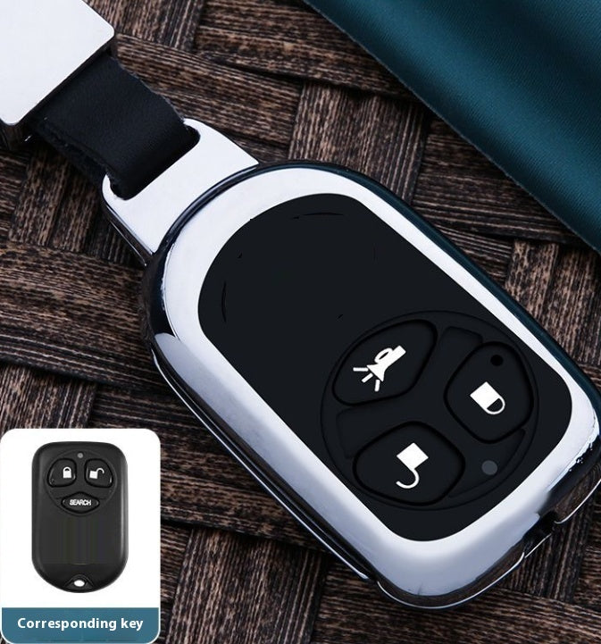 Toyota E & F Series Remote Key Fob Cover: Minimalist Zinc Alloy Shell