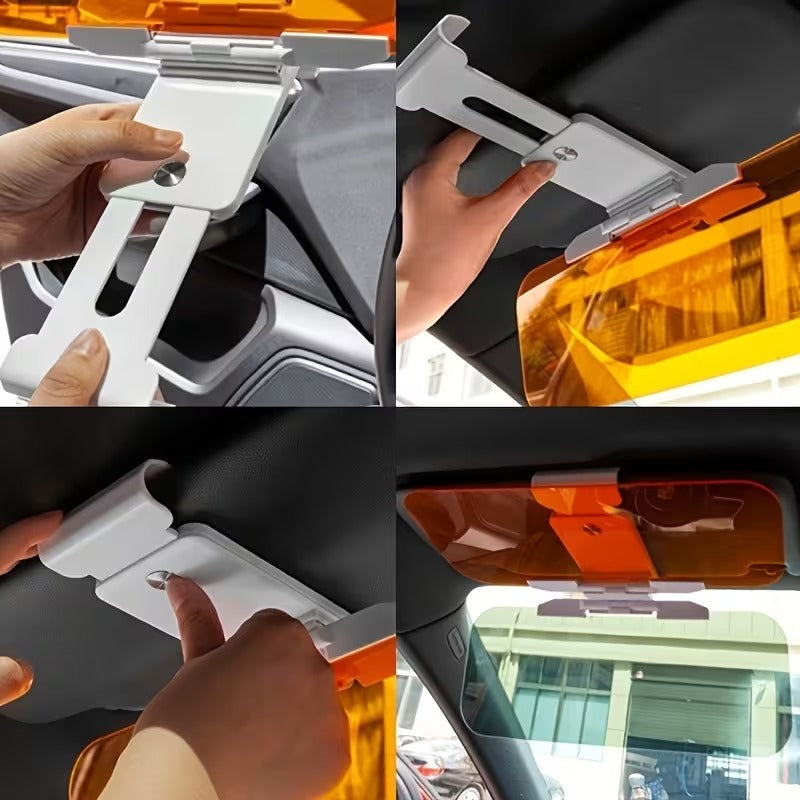 HD Anti-Glare Car Sun Visor Night Vision Extender Mirror