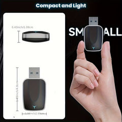 2-in-1 Wireless CarPlay & Android Auto Smart USB Adapter
