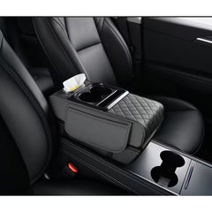 Universal Car Armrest Organizer & Comfort Booster | 4-in-1 Premium Console Pad