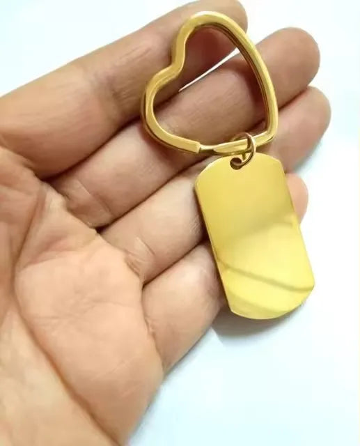 Mirror Stainless Keychain