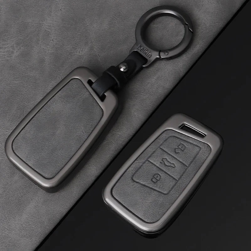 Zinc Alloy Car Key Case Cover Shell for VW Volkswagen Magotan GTE Passat B6 B7 B8 CC Skoda Fabia Superb Kodiaq A7 Accessory