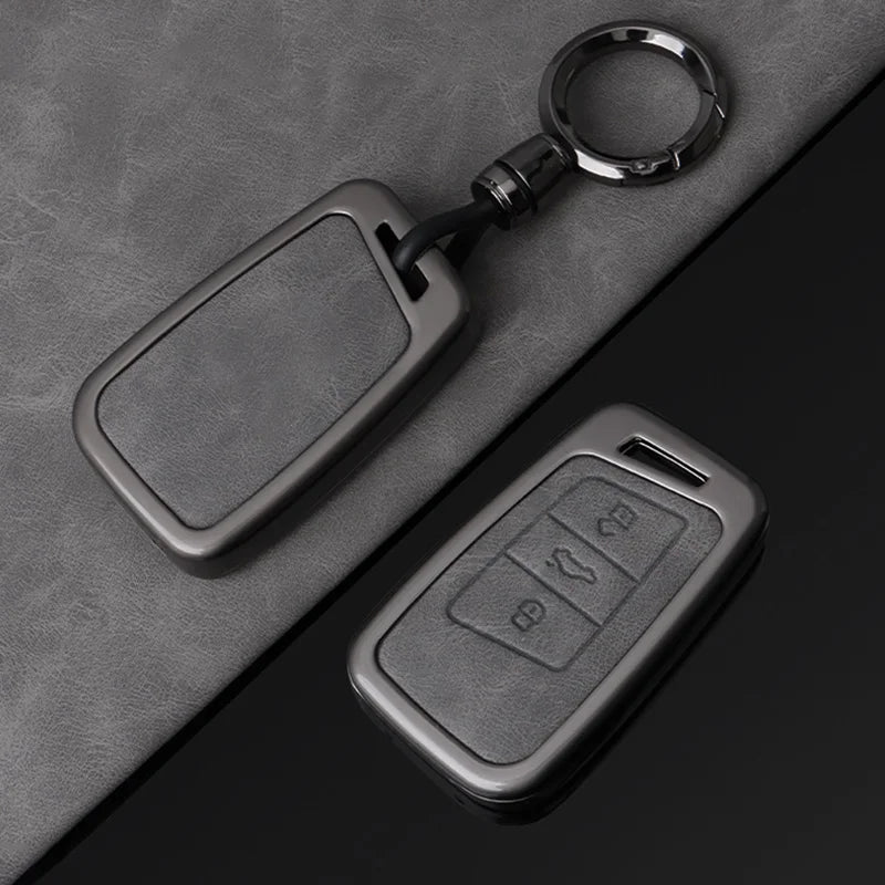 Zinc Alloy Car Key Case Cover Shell for VW Volkswagen Magotan GTE Passat B6 B7 B8 CC Skoda Fabia Superb Kodiaq A7 Accessory
