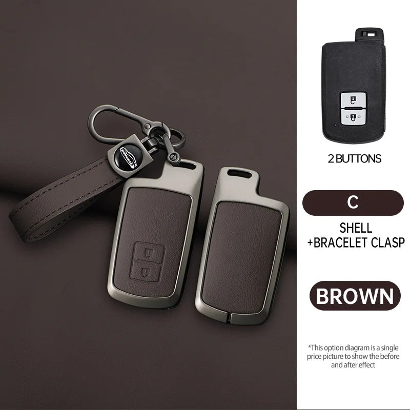 Car Remote Key Case Cover Shell for Toyota Auris Camry RAV4 Avalon Yaris Verso 2012 2013 2014 2015 2016 2017 2018 Accessories