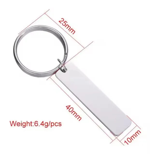 Mirror Stainless Keychain