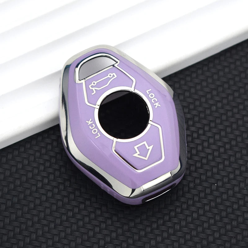 BMW Remote Key Fob Cover for Series 3/5/7, X3/X5: Slim TPU Protection Case