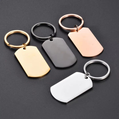 Mirror Stainless Keychain