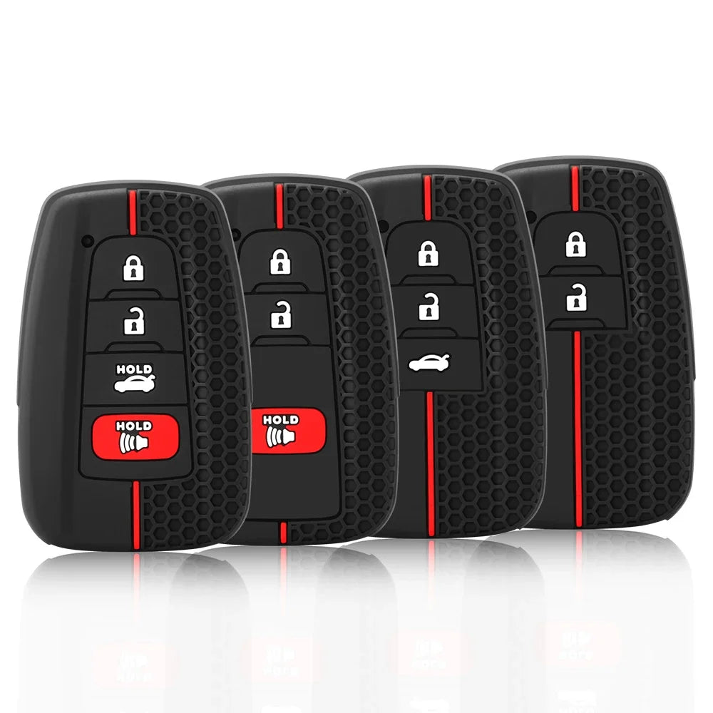 Toyota Remote Key Fob Cover for Camry, RAV4, Corolla: Soft Silica Gel Protector