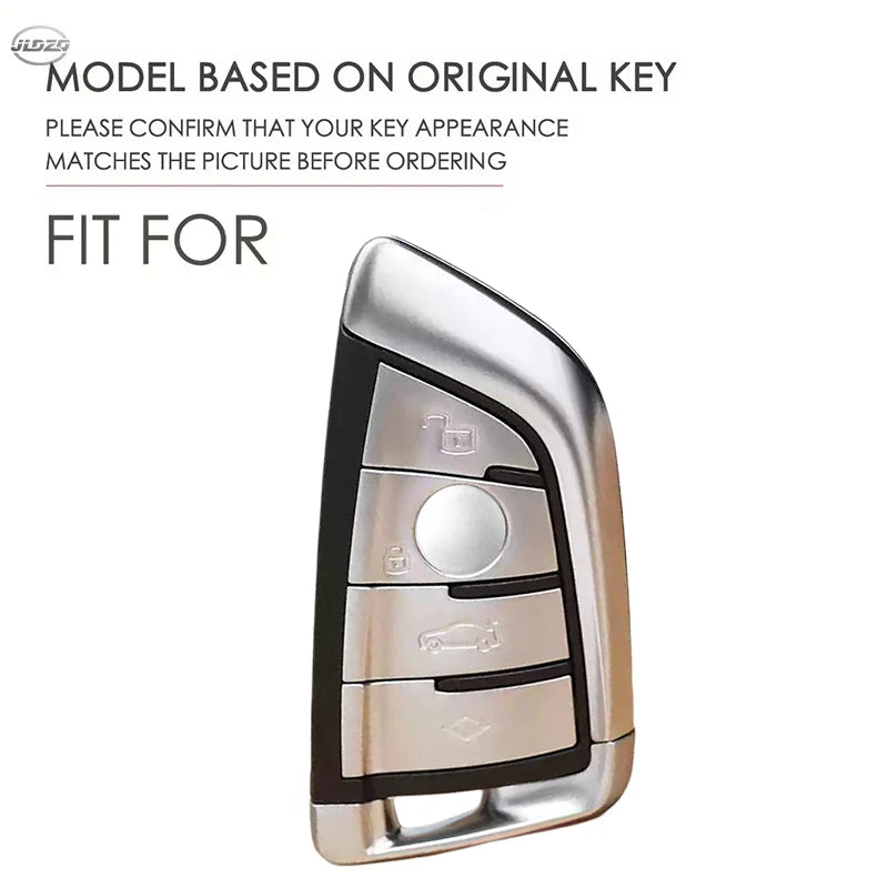 BMW Remote Key Fob Cover for Series 3/5/7, X1-X6: Non-Slip Silicone Protector