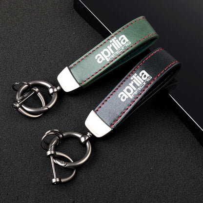 Aprilia Leather Keychain