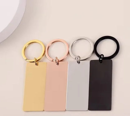 Mirror Stainless Keychain