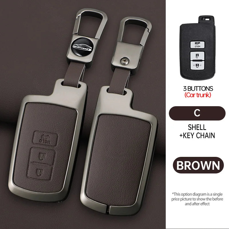 Car Remote Key Case Cover Shell for Toyota Auris Camry RAV4 Avalon Yaris Verso 2012 2013 2014 2015 2016 2017 2018 Accessories