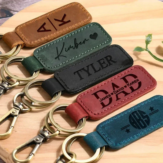 Custom Leather Keychain
