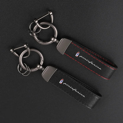 Pininfarina Leather Keychain