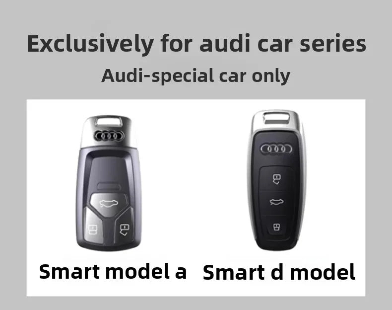 TPU Carbon Style Car Key Case Cover Fob Keychain for Audi A4 B9 A5 A6 8S 8W Q5 Q7 4M S4 S5 S7 TT TTS TFSI RS Protector Shell Fob