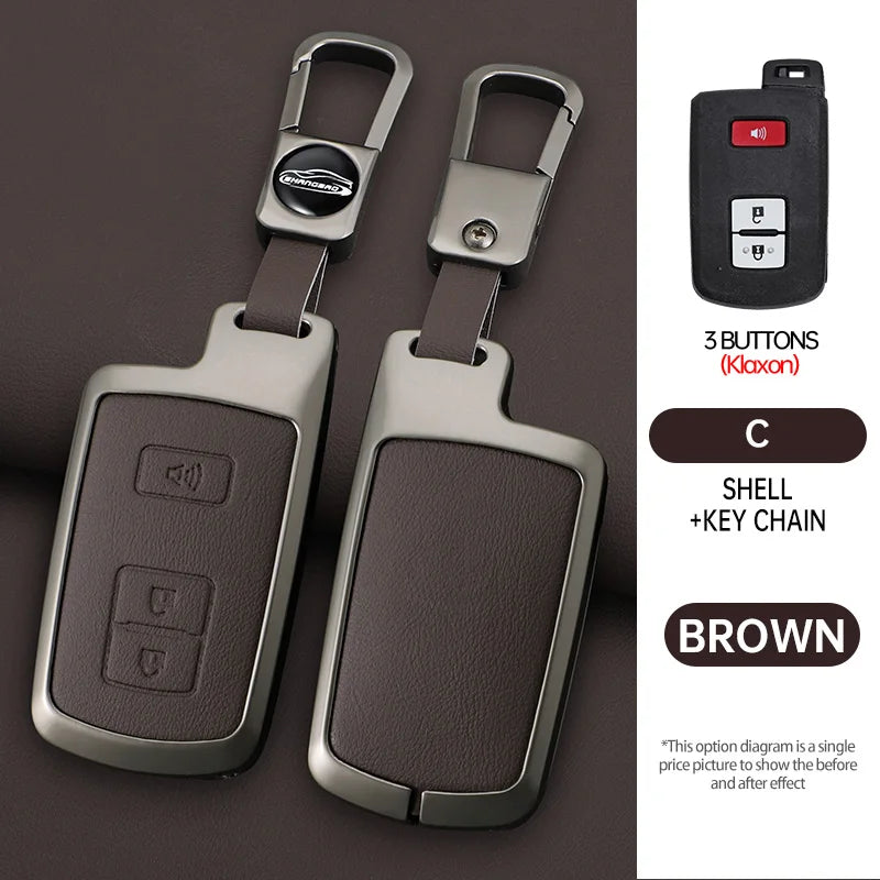 Car Remote Key Case Cover Shell for Toyota Auris Camry RAV4 Avalon Yaris Verso 2012 2013 2014 2015 2016 2017 2018 Accessories