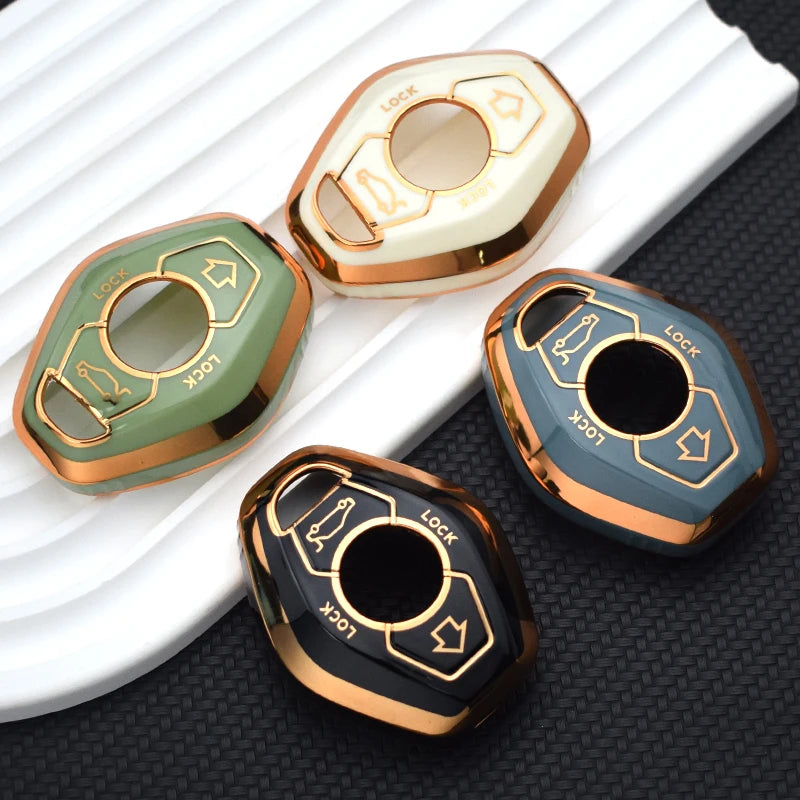 BMW Remote Key Fob Cover for Series 3/5/7, X3/X5: Slim TPU Protection Case