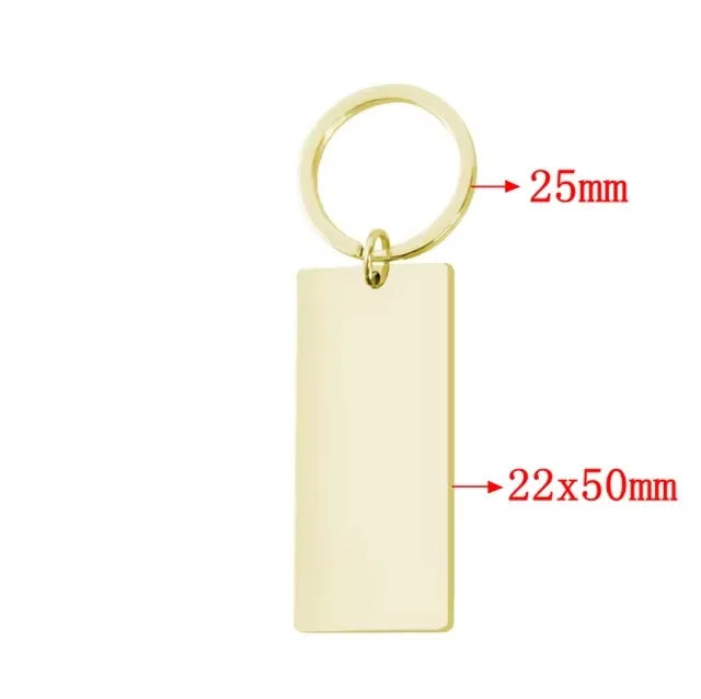 Mirror Stainless Keychain