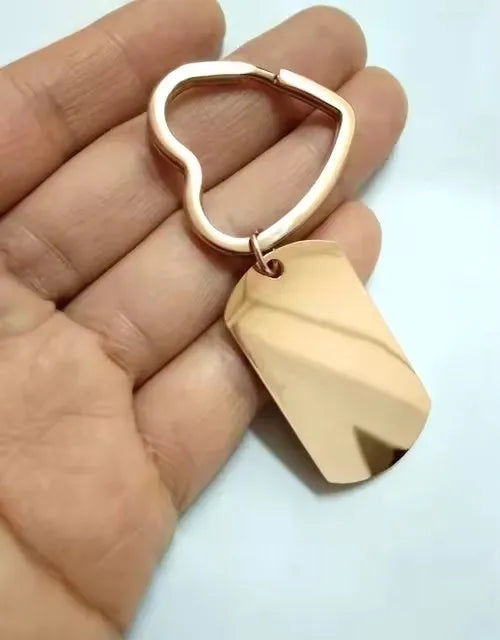 Mirror Stainless Keychain