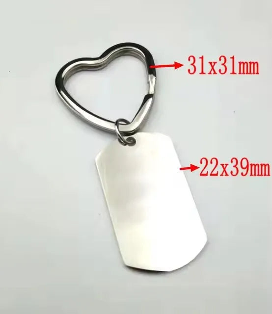 Mirror Stainless Keychain