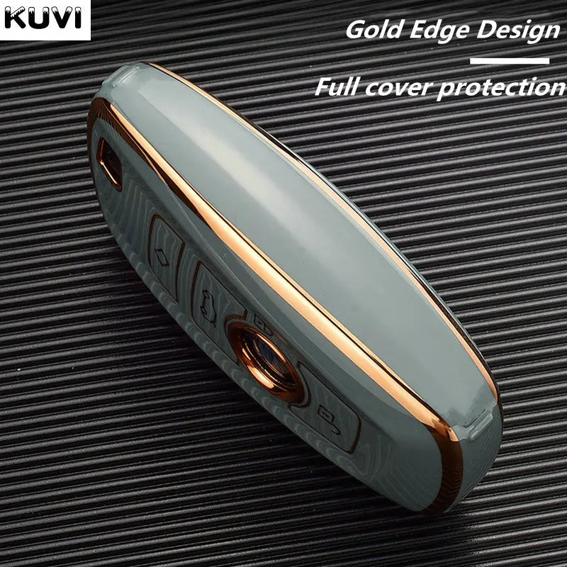 BMW Remote Key Fob Cover for Series 1-7, X1-X5, M3/M4: Flexible TPU Shell