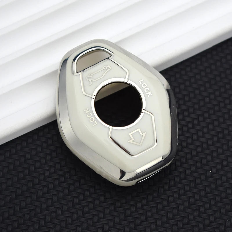 BMW Remote Key Fob Cover for Series 3/5/7, X3/X5: Slim TPU Protection Case