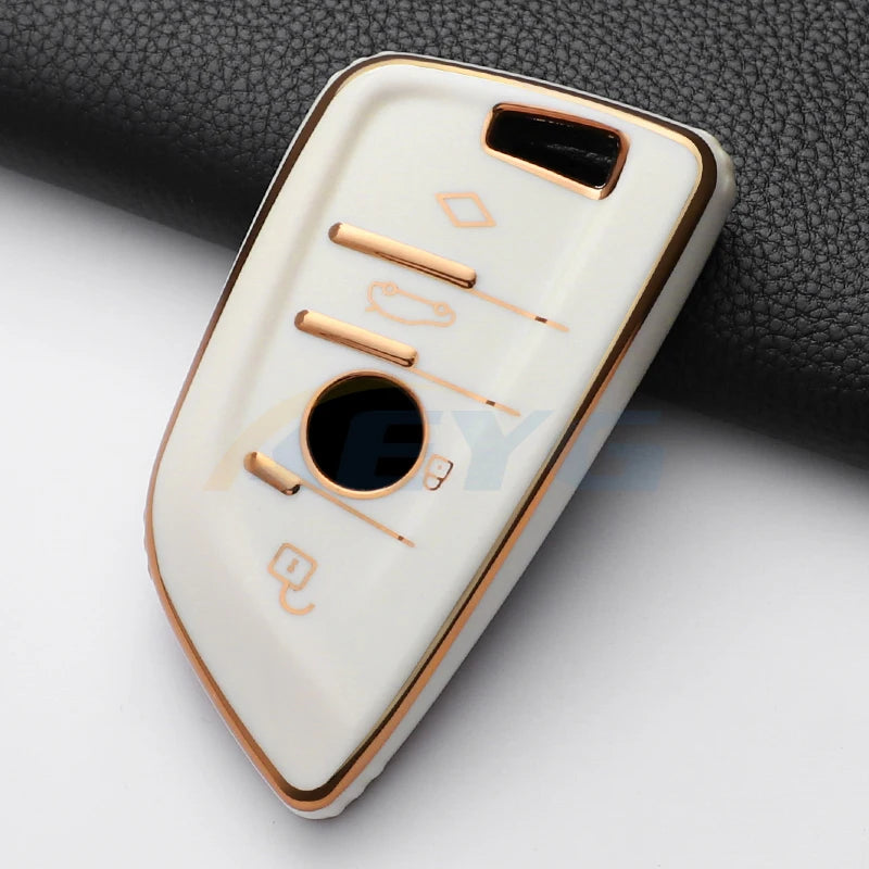 BMW Remote Key Fob Cover for Series 3/5/7, X1-X6: Flexible TPU Protection Case