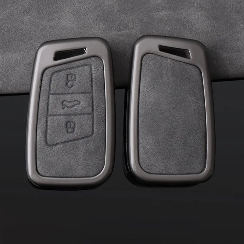 Zinc Alloy Car Key Case Cover Shell for VW Volkswagen Magotan GTE Passat B6 B7 B8 CC Skoda Fabia Superb Kodiaq A7 Accessory