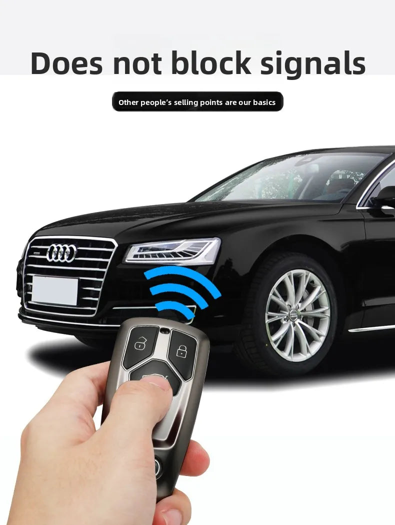 TPU Carbon Style Car Key Case Cover Fob Keychain for Audi A4 B9 A5 A6 8S 8W Q5 Q7 4M S4 S5 S7 TT TTS TFSI RS Protector Shell Fob
