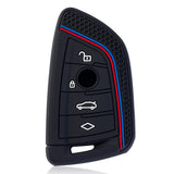 BMW Remote Key Fob Cover for Series 3/5/7, X1-X6: Non-Slip Silicone Protector