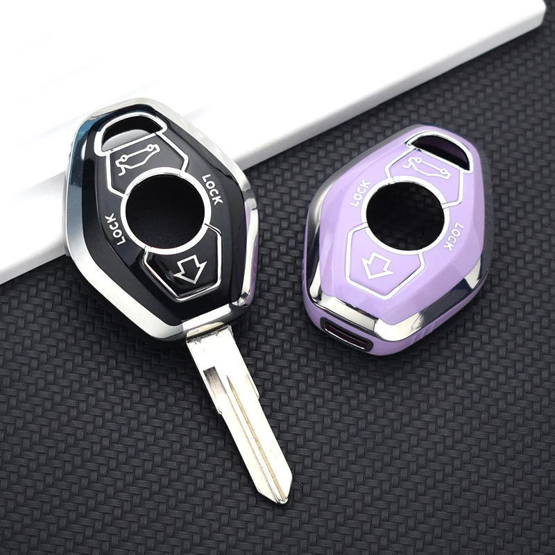 BMW Remote Key Fob Cover for Series 3/5/7, X3/X5: Slim TPU Protection Case