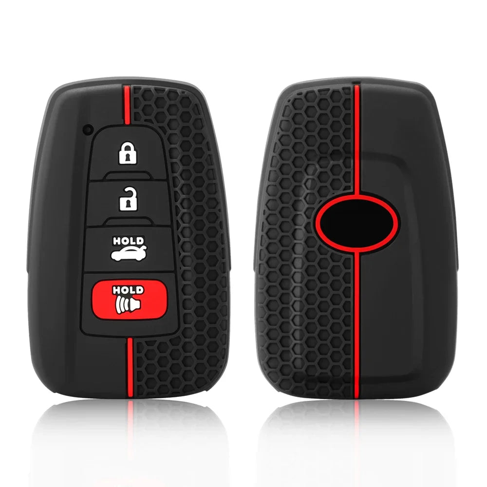 Toyota Remote Key Fob Cover for Camry, RAV4, Corolla: Soft Silica Gel Protector