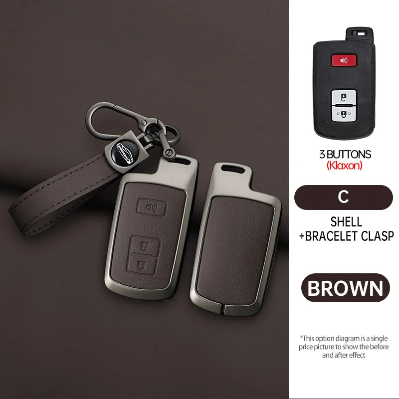 Car Remote Key Case Cover Shell for Toyota Auris Camry RAV4 Avalon Yaris Verso 2012 2013 2014 2015 2016 2017 2018 Accessories
