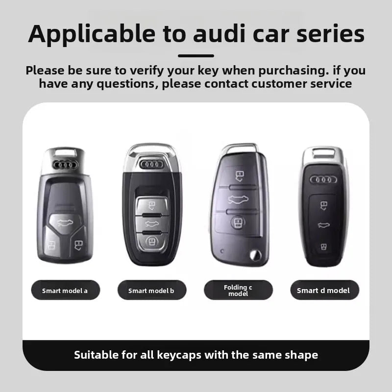 TPU Carbon Style Car Key Case Cover Fob Keychain for Audi A4 B9 A5 A6 8S 8W Q5 Q7 4M S4 S5 S7 TT TTS TFSI RS Protector Shell Fob