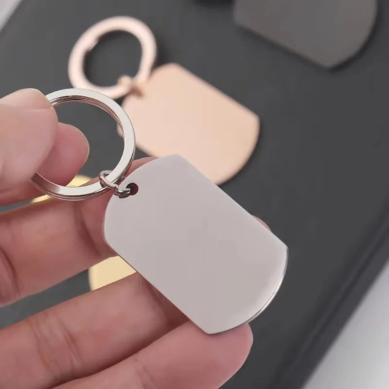 Mirror Stainless Keychain