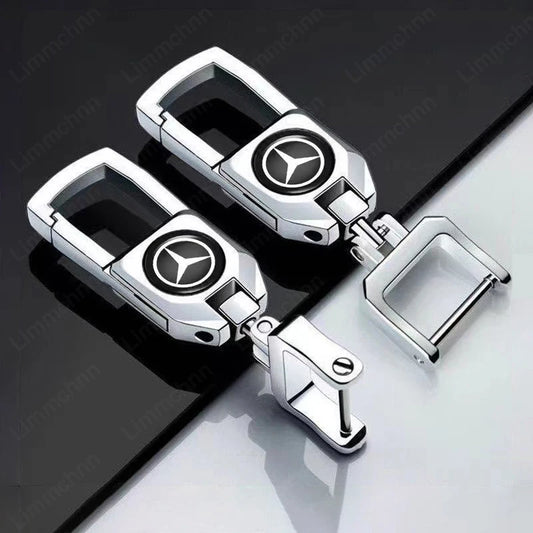 Mercedes Metal Keychain