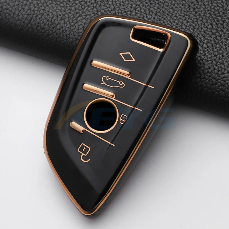 BMW Remote Key Fob Cover for Series 3/5/7, X1-X6: Flexible TPU Protection Case