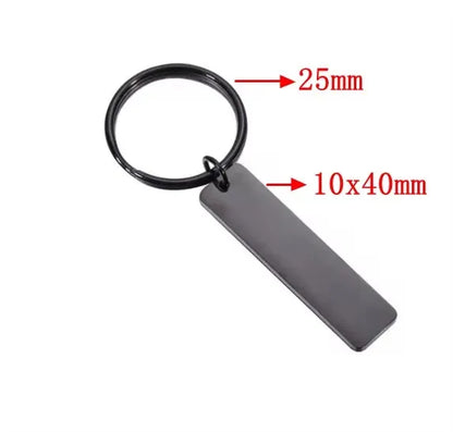 Mirror Stainless Keychain
