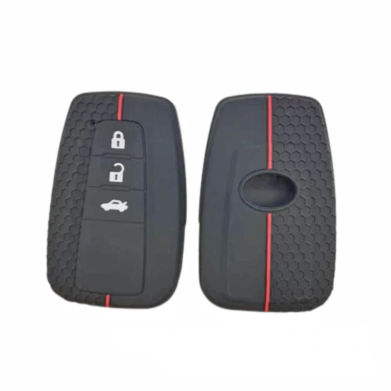 Toyota Remote Key Fob Cover for RAV4, Camry, Corolla: Soft Silicone Protector