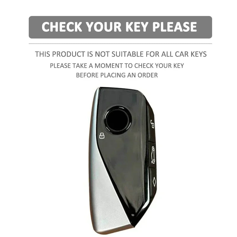 BMW Remote Key Fob Cover for Series 7, X7, X1: Soft Silicone Protector