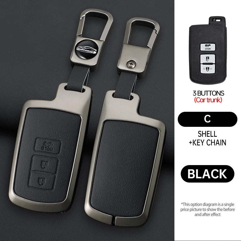 Car Remote Key Case Cover Shell for Toyota Auris Camry RAV4 Avalon Yaris Verso 2012 2013 2014 2015 2016 2017 2018 Accessories
