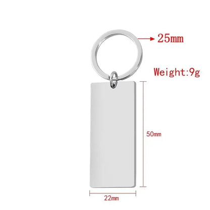 Mirror Stainless Keychain