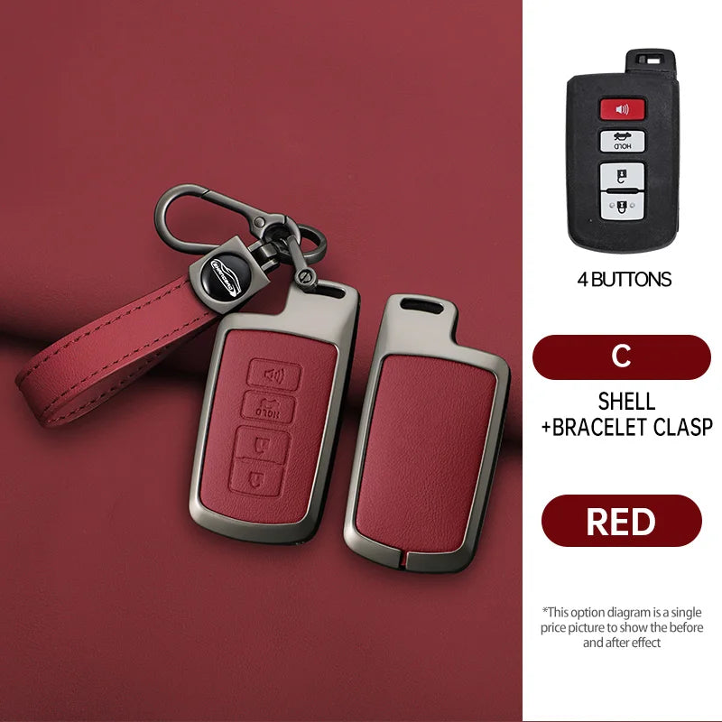 Car Remote Key Case Cover Shell for Toyota Auris Camry RAV4 Avalon Yaris Verso 2012 2013 2014 2015 2016 2017 2018 Accessories