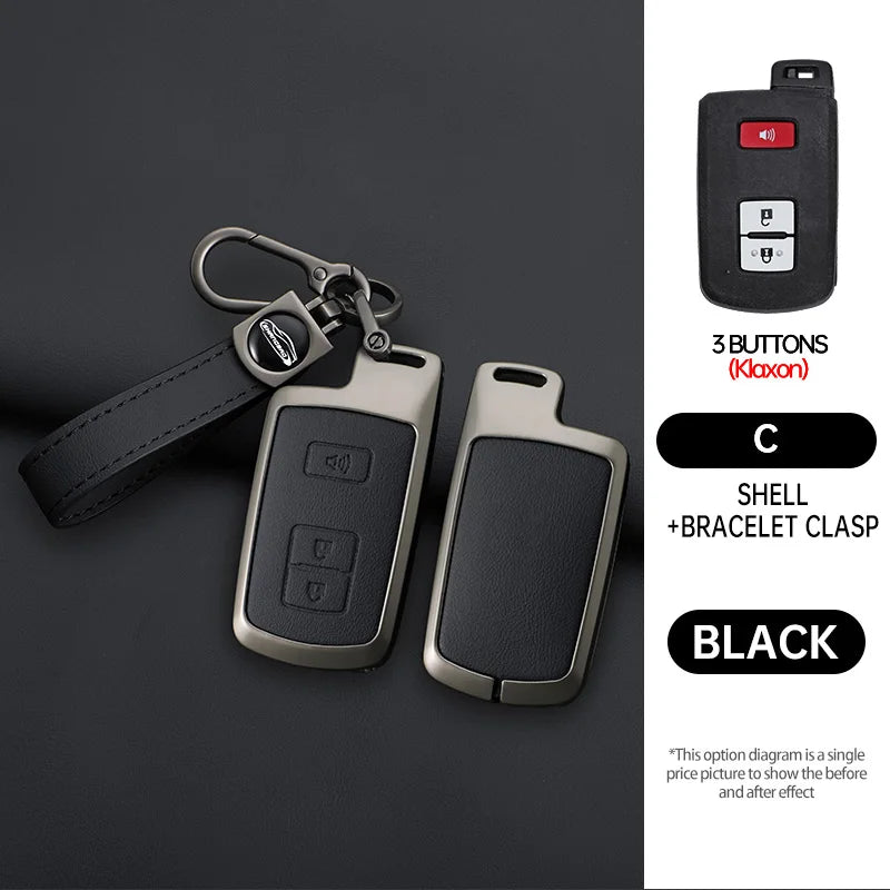 Car Remote Key Case Cover Shell for Toyota Auris Camry RAV4 Avalon Yaris Verso 2012 2013 2014 2015 2016 2017 2018 Accessories