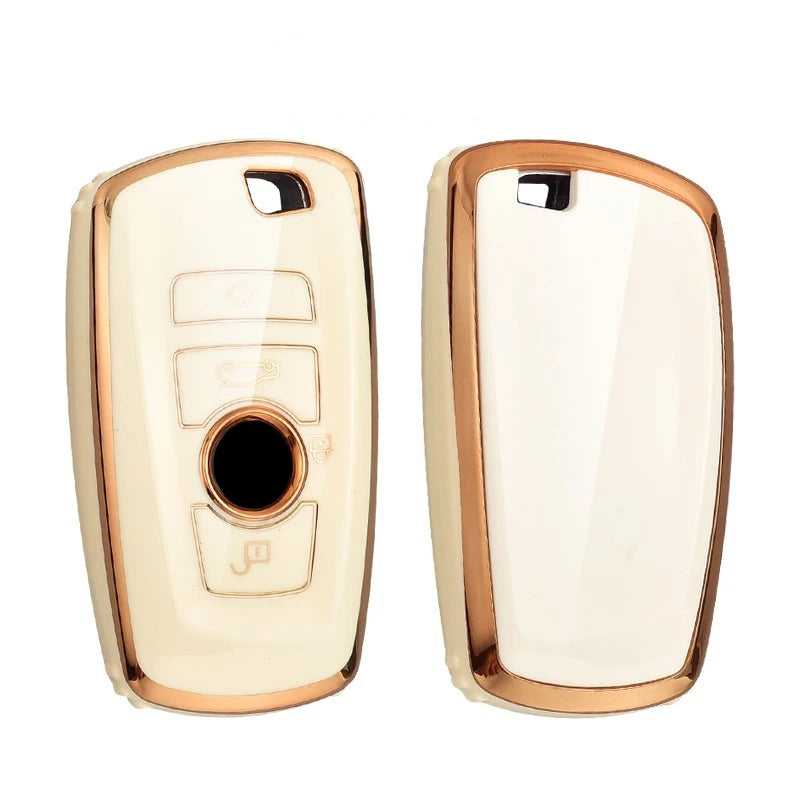 BMW Remote Key Fob Cover for Series 1-7, X1-X5, M3/M4: Flexible TPU Shell